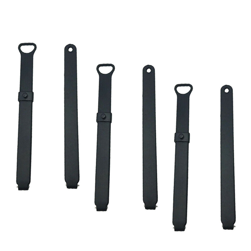 3x Smart Bracelet Accessory Durable for Vigorous Activity Easy to Wear Black