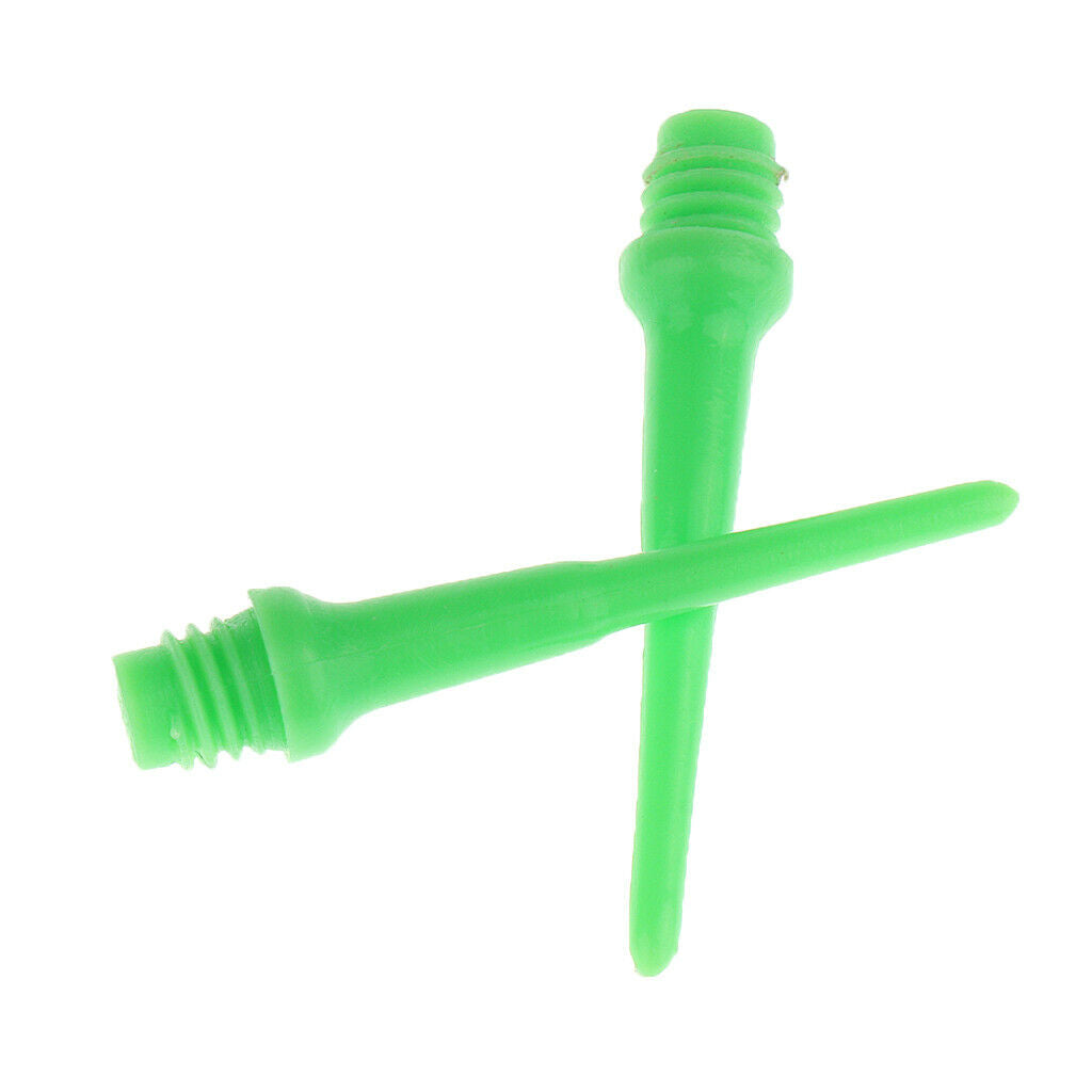 200 Pieces of Quality Tips with 2BA Thread for Soft Darts,  And Green