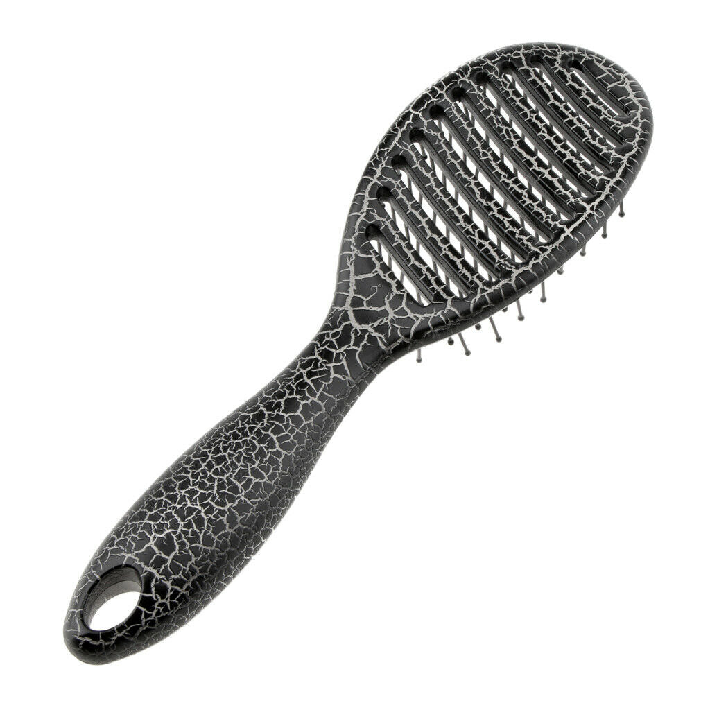 Salon Professional Hair Brush Anti-Static Hair Styling Scalp Massage Comb Black