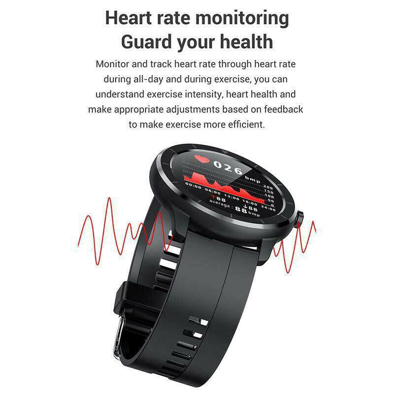 T6 Touch Screen Smart Watch Sport Heart Rate Blood Tracker Monitor