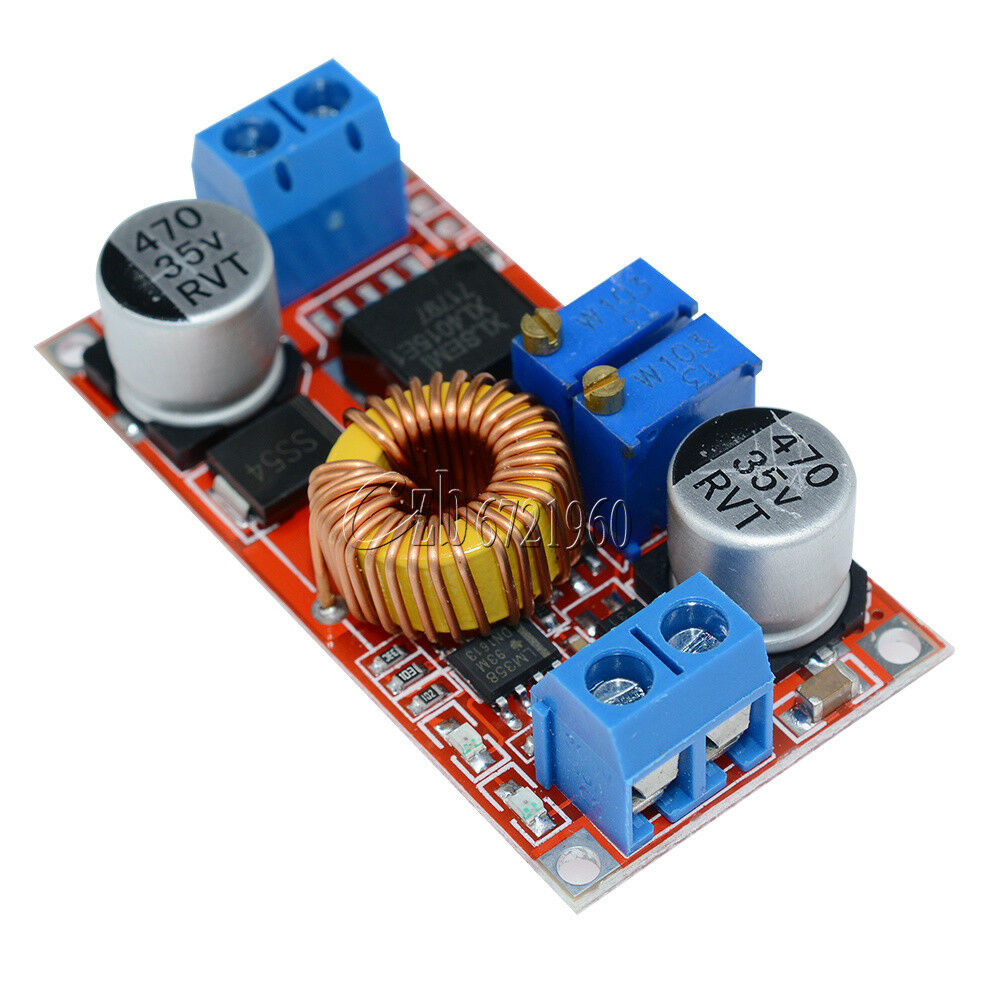 5A Lithium Charger Step down 5A 5V-32V to 0.8V-30V Power Supply Module LED Drive
