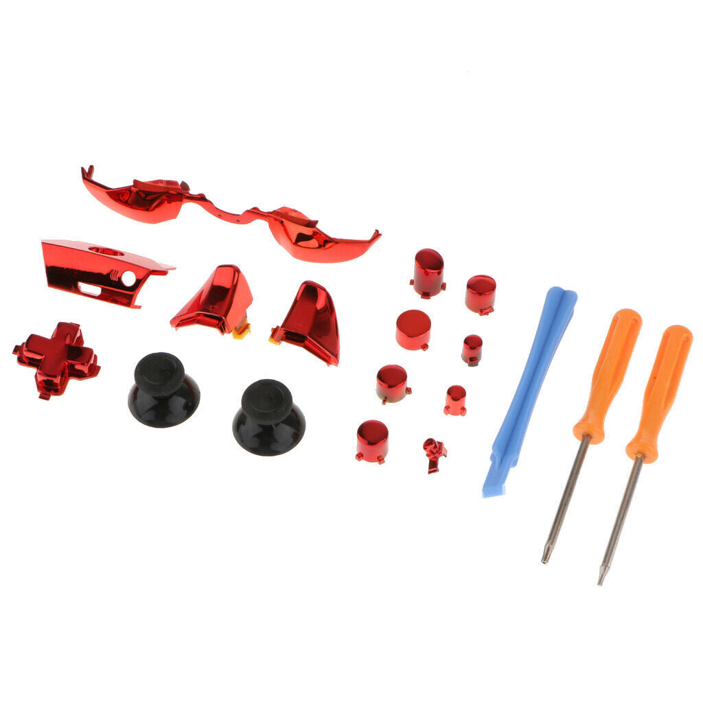 Button Set for   Xbox One Controller Accessory Bundle Kit 18x Red