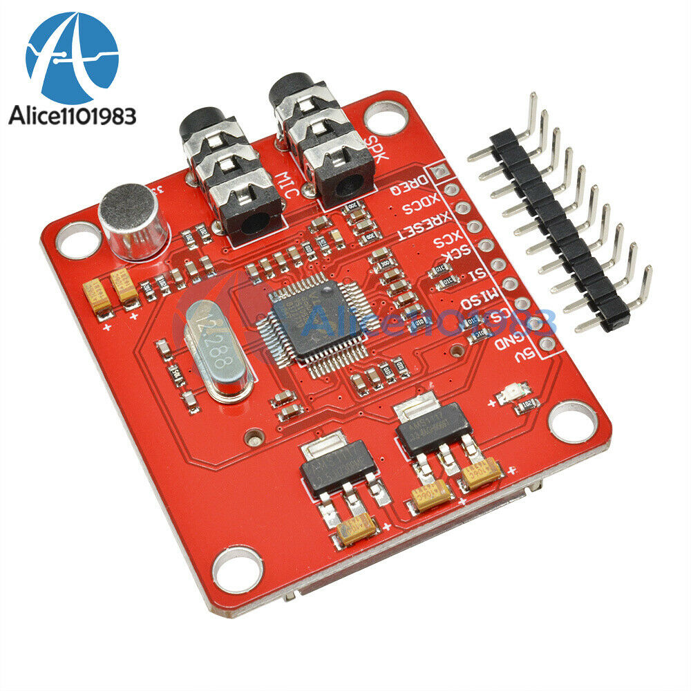 2PCS VS1053 MP3 Module w/ Card Slot VS1053B Ogg Real-time Recording For Arduino