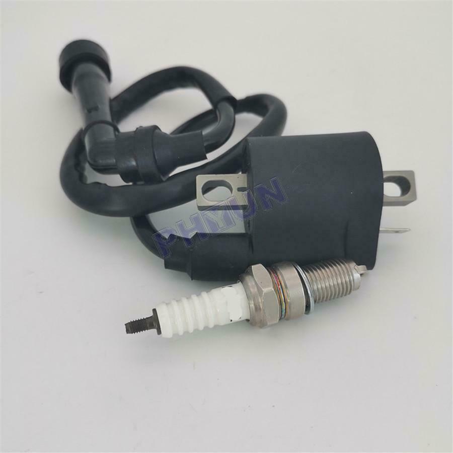 Ignition Coil w/ Spark Plug For Yamaha Raptor 660R YFM660R Grizzly 660 YFM660FG