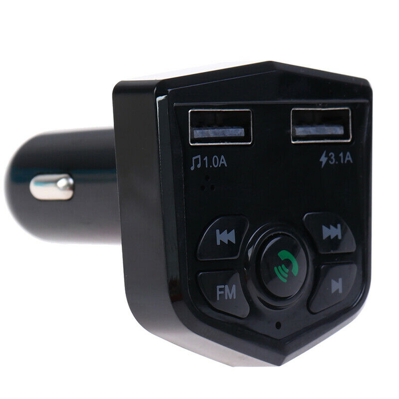 Car Kit Bluetooth 5.0 Handsfree Wireless FM Transmitter LCD MP3 Player USB C Ad