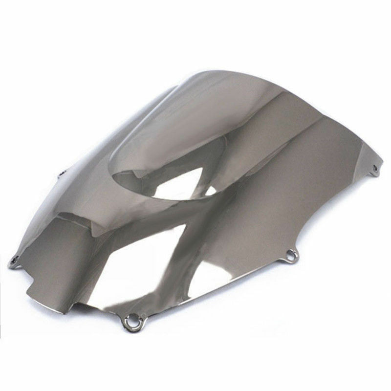 Chrome Motor Double Bubble Windscreen for Kawasaki Ninja ZX9R ZX 9R 00-03