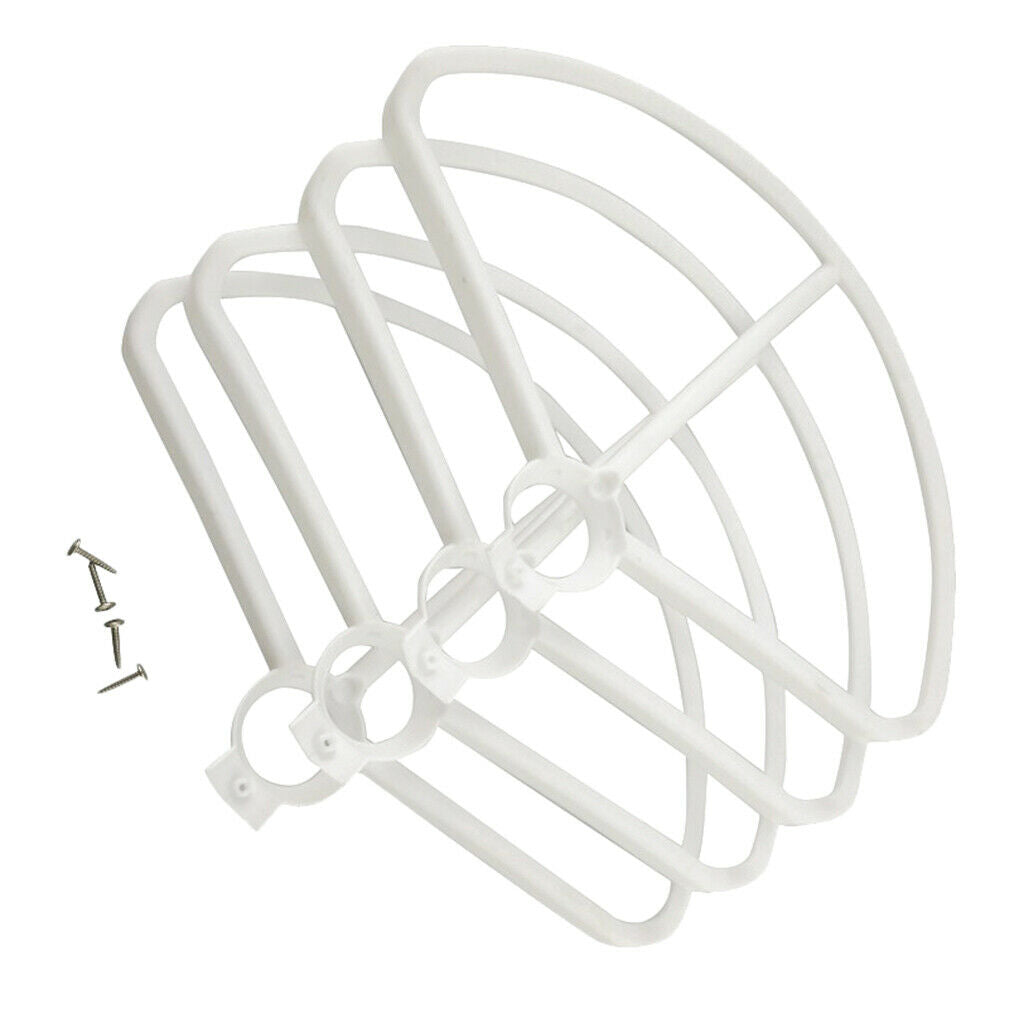 4 Pieces Propeller Protective Cover for MJX B5W F20 Bugs 5W Aircrafts White