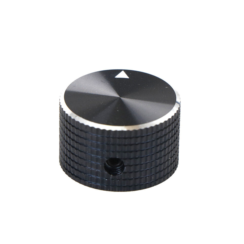 Dia Black Aluminum Rotary Control Potentiometer Knob 25mm x 15.5mm、_.l8