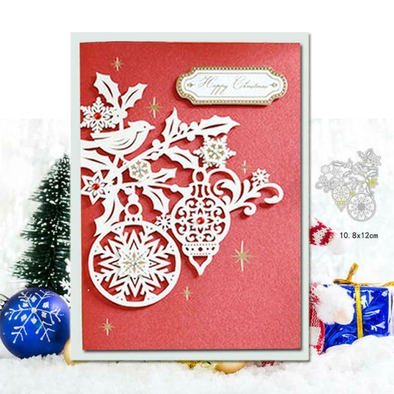 Snowball Bird Metal Cutting Dies Stencil DIY Scrapbooking Album Paper Card Craft