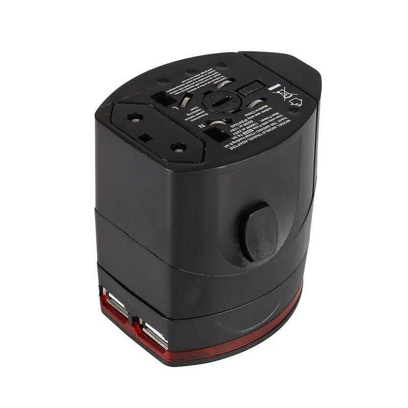 Worldwide Travel Multifunction Power Plug Adapter Conversion Socket USB Charger