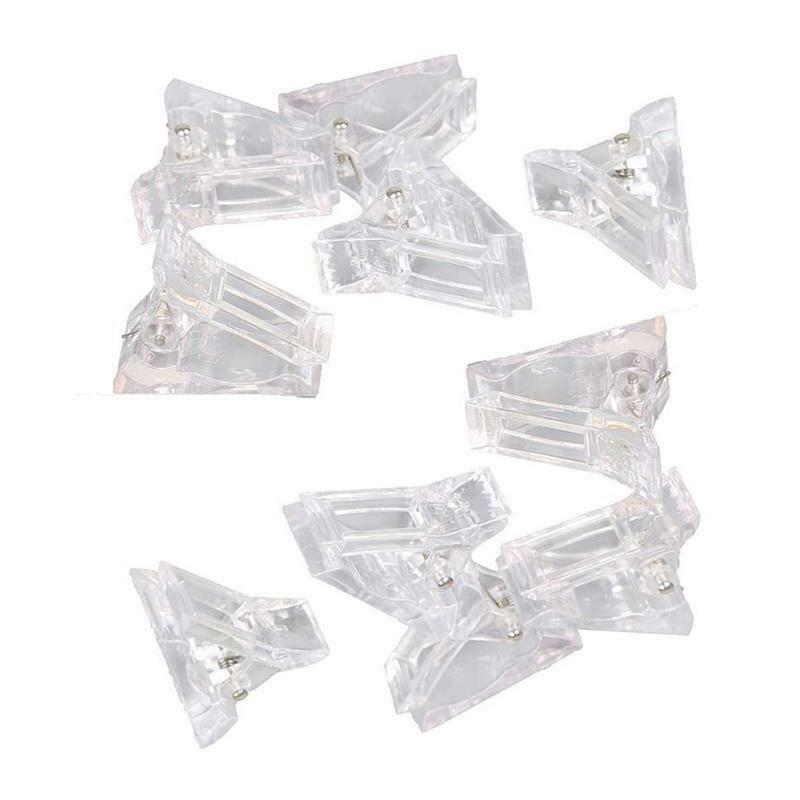 Quick Building Nail Tips Curve Shaping Fixing Clip for Gel Nail Extension