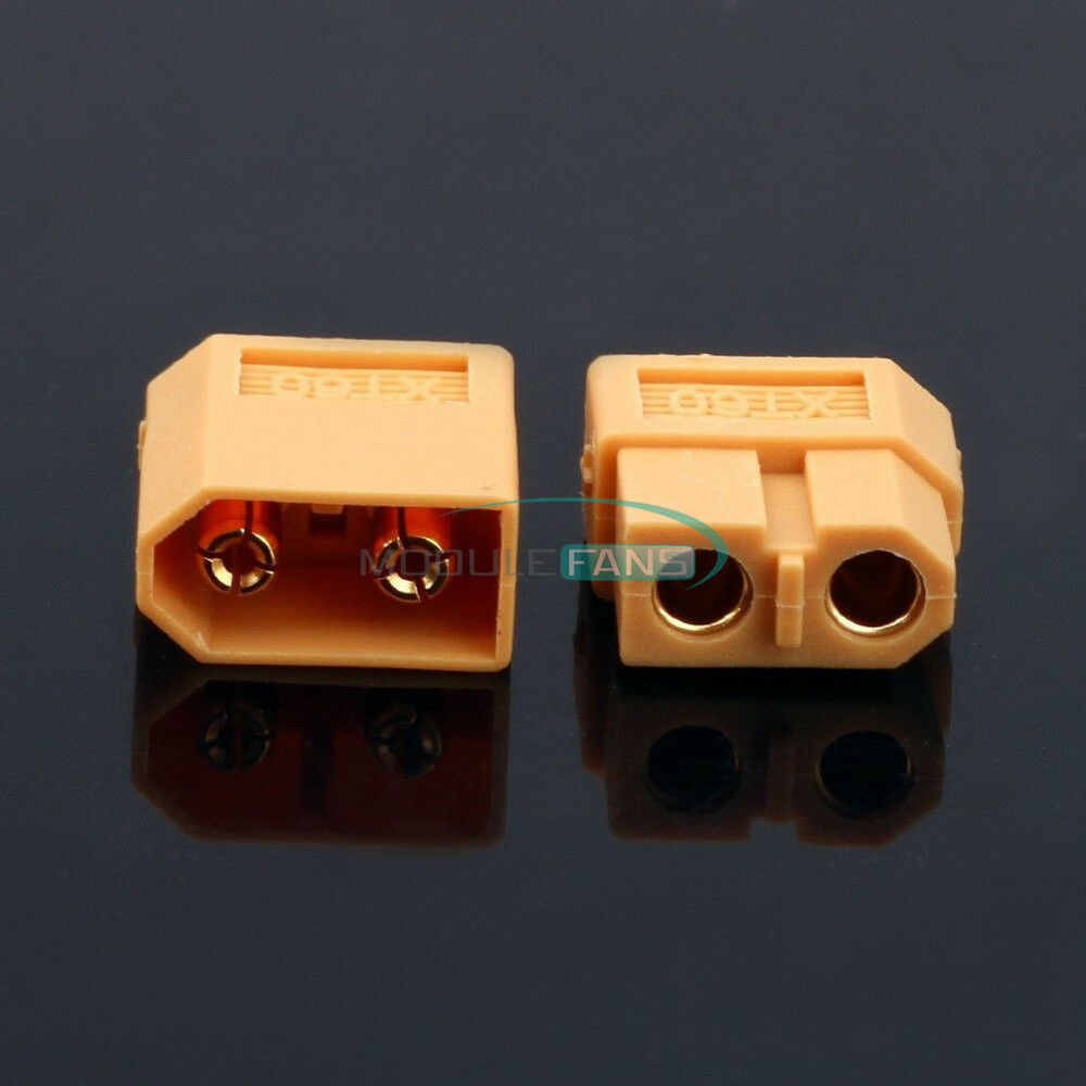 10Pairs 20PCS XT60 Bullet Connectors Plugs Male & Female For RC LiPo Battery
