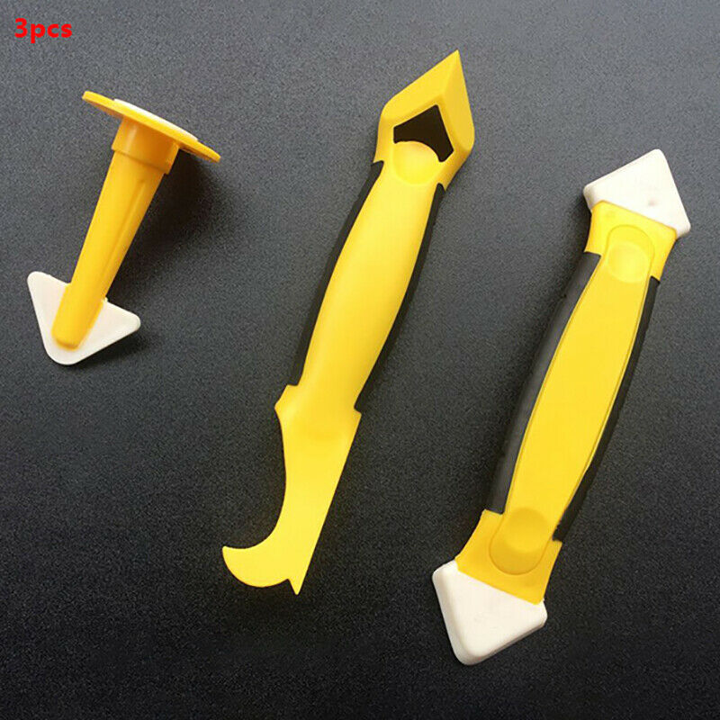 3PCS Mini Handmade Tools Scraper Floor Tile Cleaner Surface Glue Residual.l8