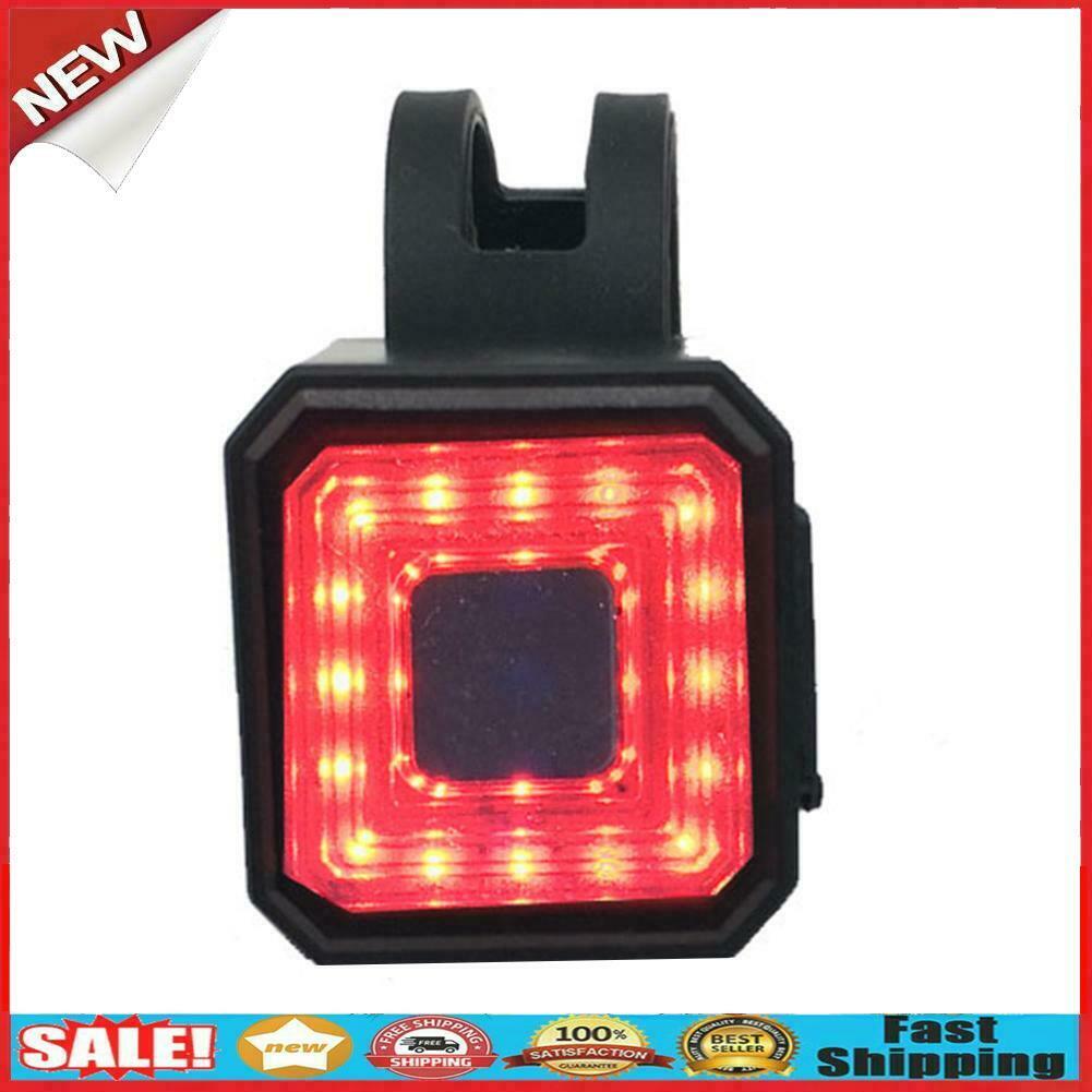 Bicycle Taillight Smart Brake Sensor USB Charge Waterproof  Bike Rear Lamp @