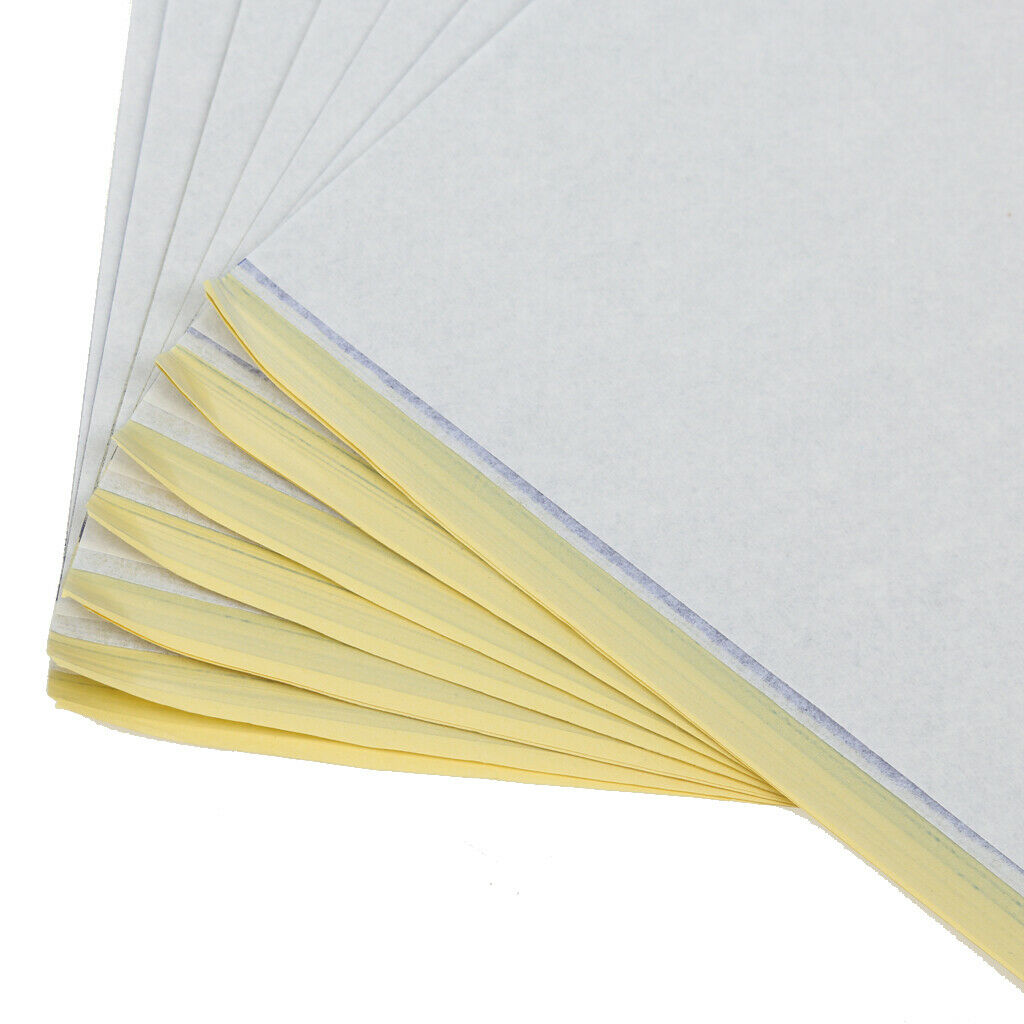 20Pcs DIY Reusable Body Art Tattoo Transfer Thermal Tracing Paper 11.7x8.3''