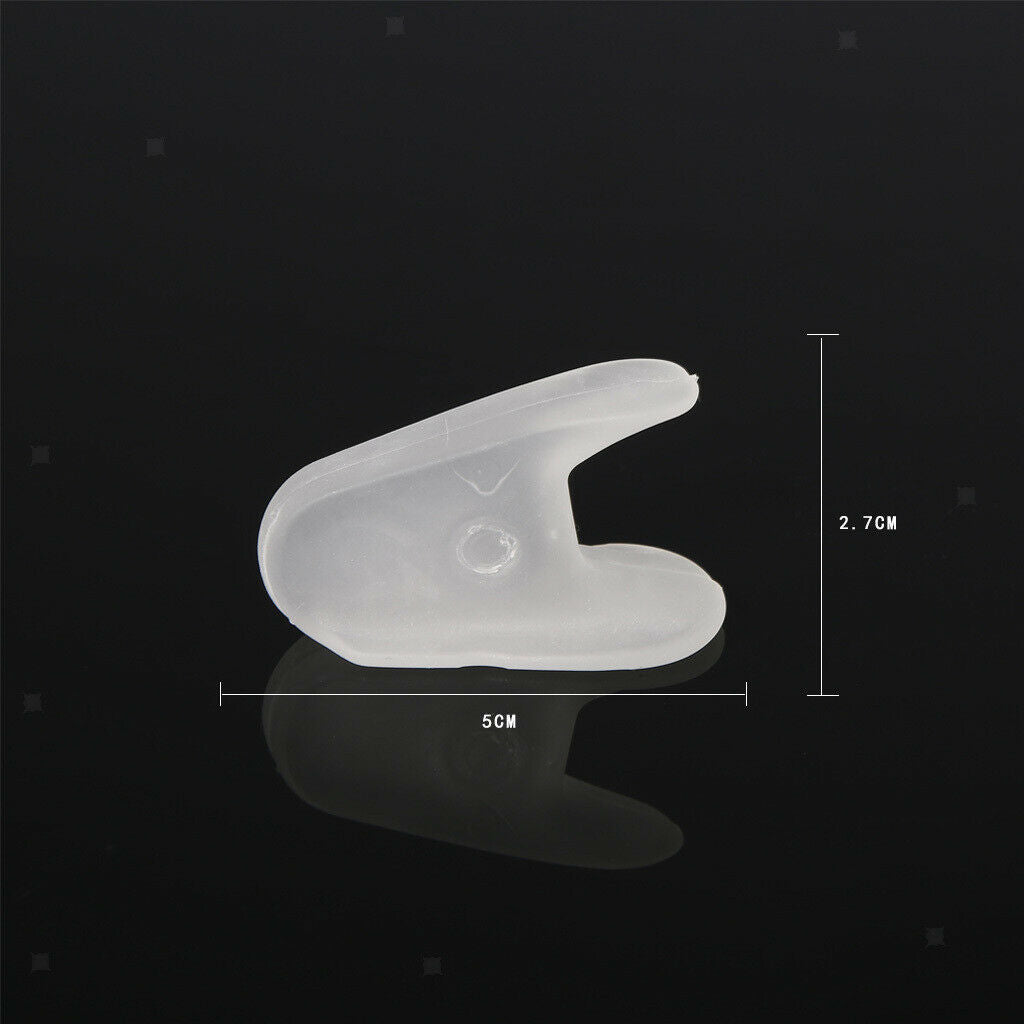 1 Pair Toe Separators Orthotics Silicone gel Toe Spacers Cushion Shield L