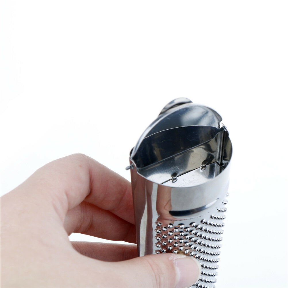 Stainless Steel Versatile Hand Held Nutmeg Citrus Zester Ginger Grater Kit.l8