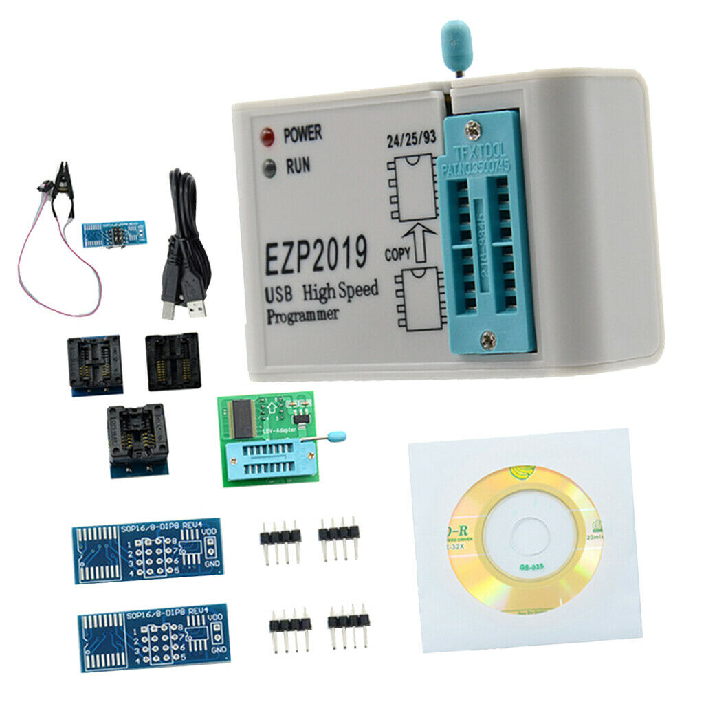 Ezp2019 High  Usb Spi Programmer Support Flash 24 25 93 Eeprom + 8