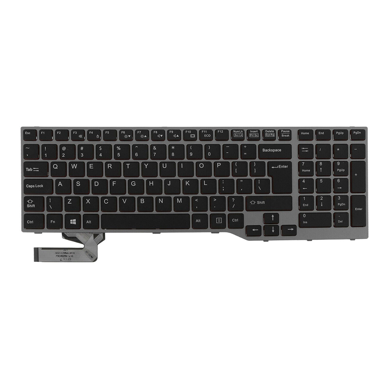 High Quality US Laptop Keyboard QWERTY Full Keypad for Fujitsu Lifebook E753