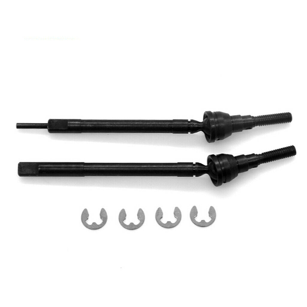 2Pcs 1:10 RC Car Front Axle for Tamiya CC02 Rock Car Accessories Parts