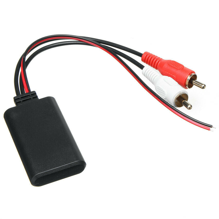 Car bluetooth Wireless Connection Adapter For Stereo W/ 2RCA AUX IN Music Audio