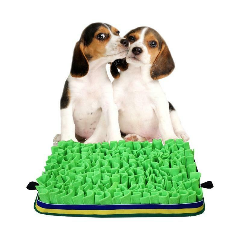 Pet Dog Snuffle Mat Nose Smell Training Blanket Sniffing Pad Slow Feeding Bowl