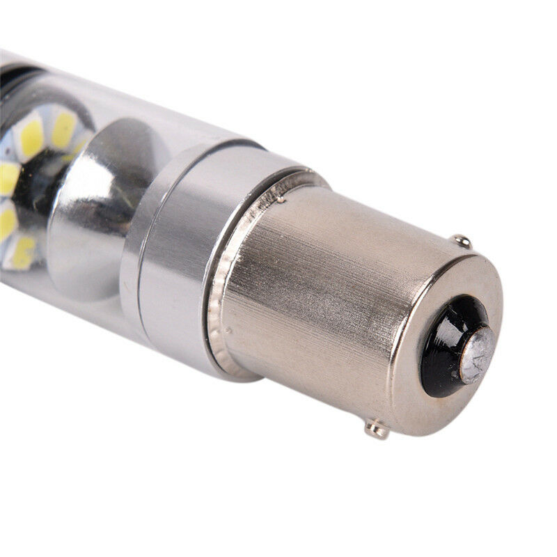 100W 1156 S25 P21W BA15S Aluminum LED Backup Light Car Reverse Bulb Lamp Fx