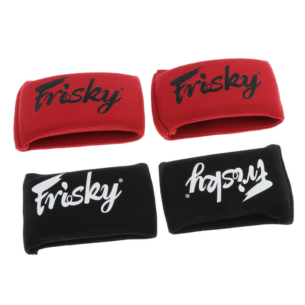 Premium Boxing Knuckle Protector Sanda Finger Guards Pads Punching Black+Red