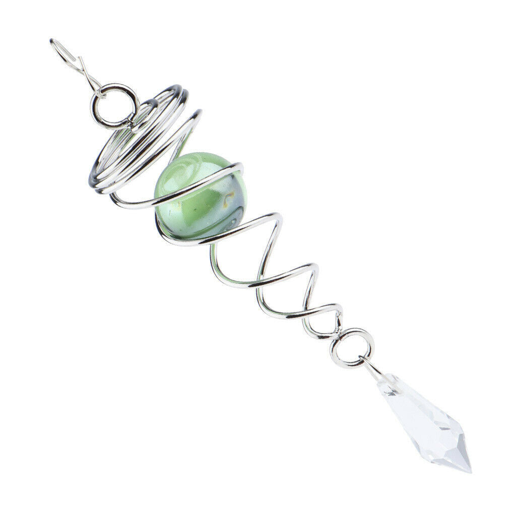 3PCS Crystal Spiral Twisters Wind Twisters Spinner Indoor Outdoor