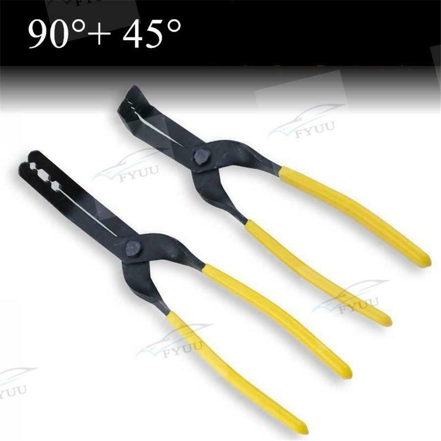 2PC Car Trim Clip Removal Pliers Door Panel Fascia Dash Upholstery Remover Tool