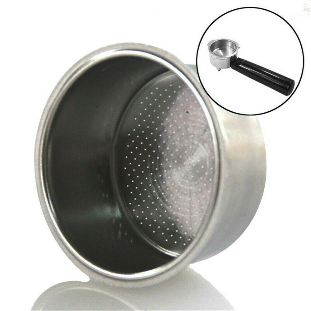 1pcs Cup Coffee Filter Basket Non Pressurized For Breville Delonghi Krups 51mm