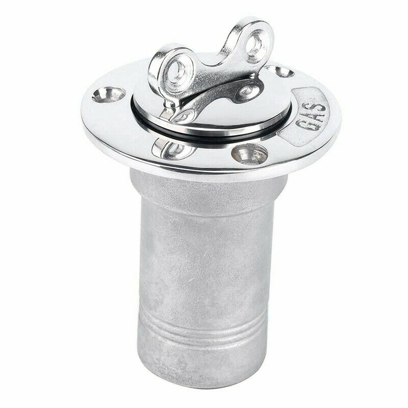 Marine Boat Deck Fuel Filler with Key Cap 38mm 1.5 in 316 Stainless Steel BoatU7