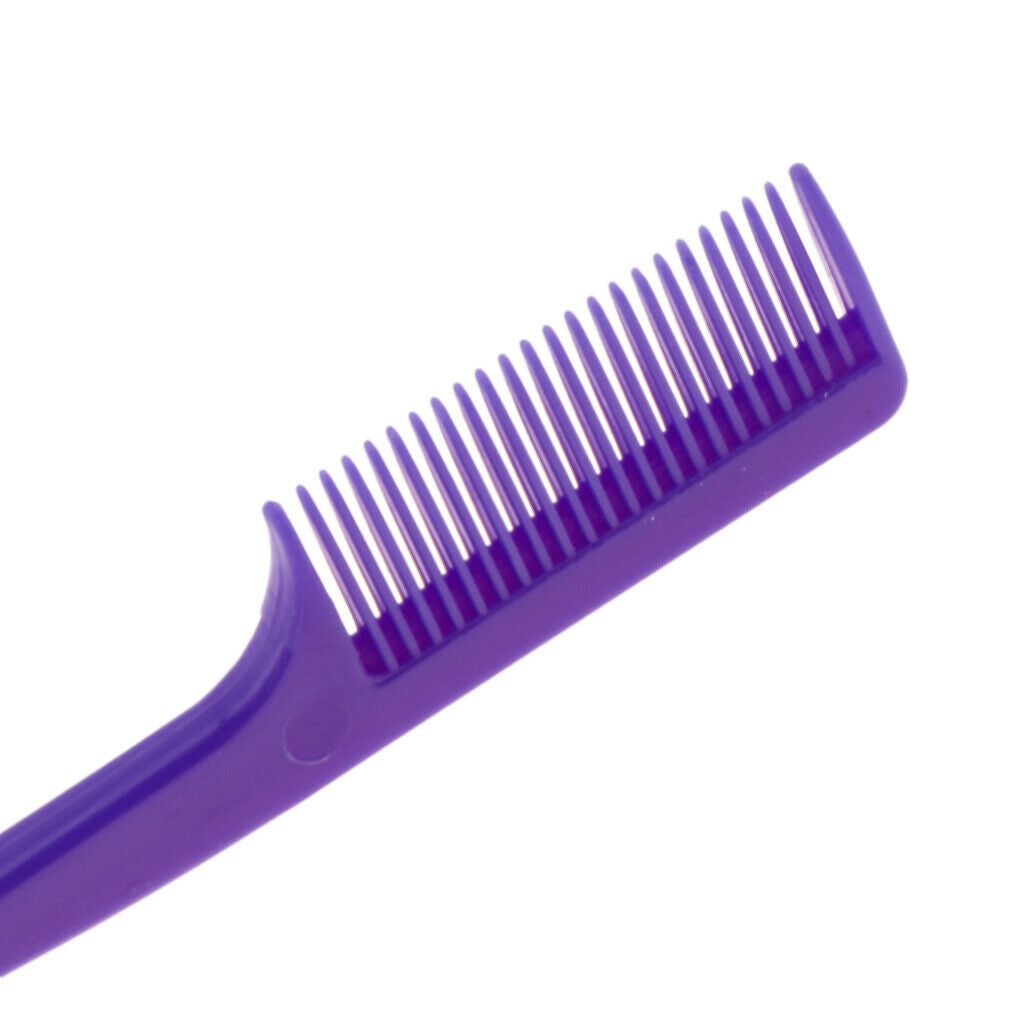 2x 7'' Beauty Double Sided Edge Control Hair Comb Hair Styling Hairbrush