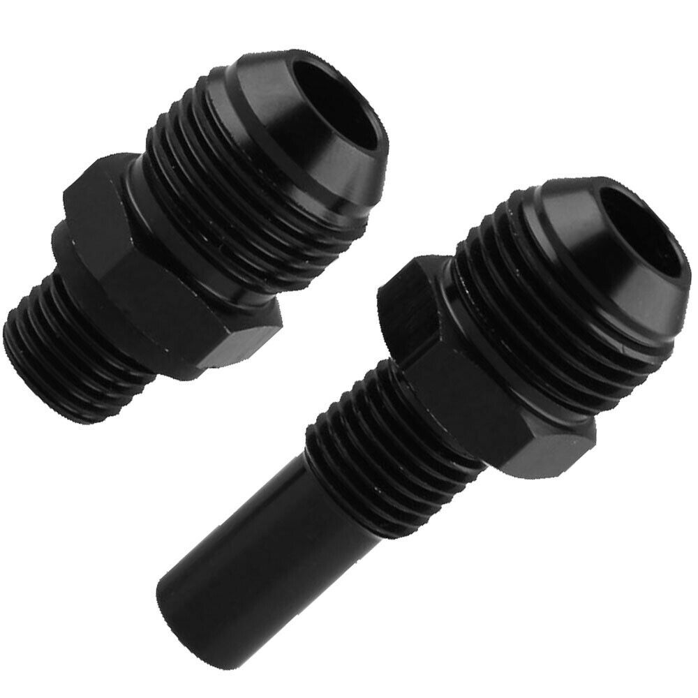 Pair Premium Oil Cooler Adapter for GM 4L80E AN8-1/4NPS Transmission 97-07