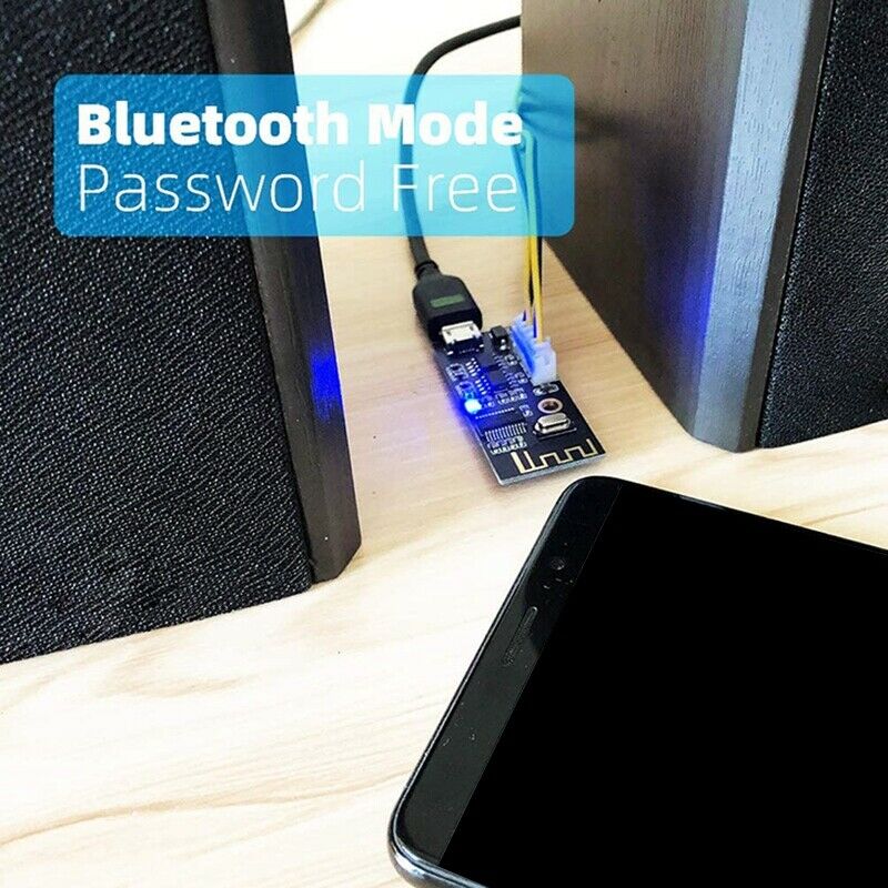 Bluetooth Amplifier Board, 5W +5W Output Power, DC 3.7V-4.2V/5V Mini BluetoothL6