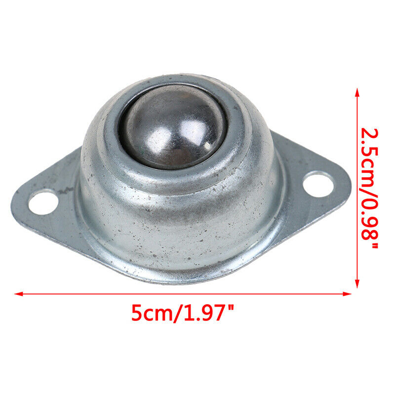 Roller Ball Transfer Bearing Universal Caster Screw Mounted Round Bull Whee|  WF