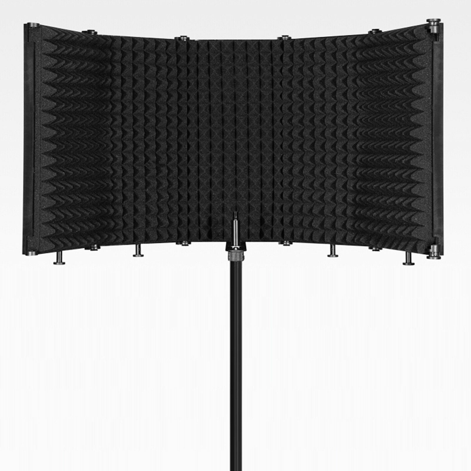 Folding Microphone Isolation Shield Booth Mic Sound Absorb Foam for Filter Vocal