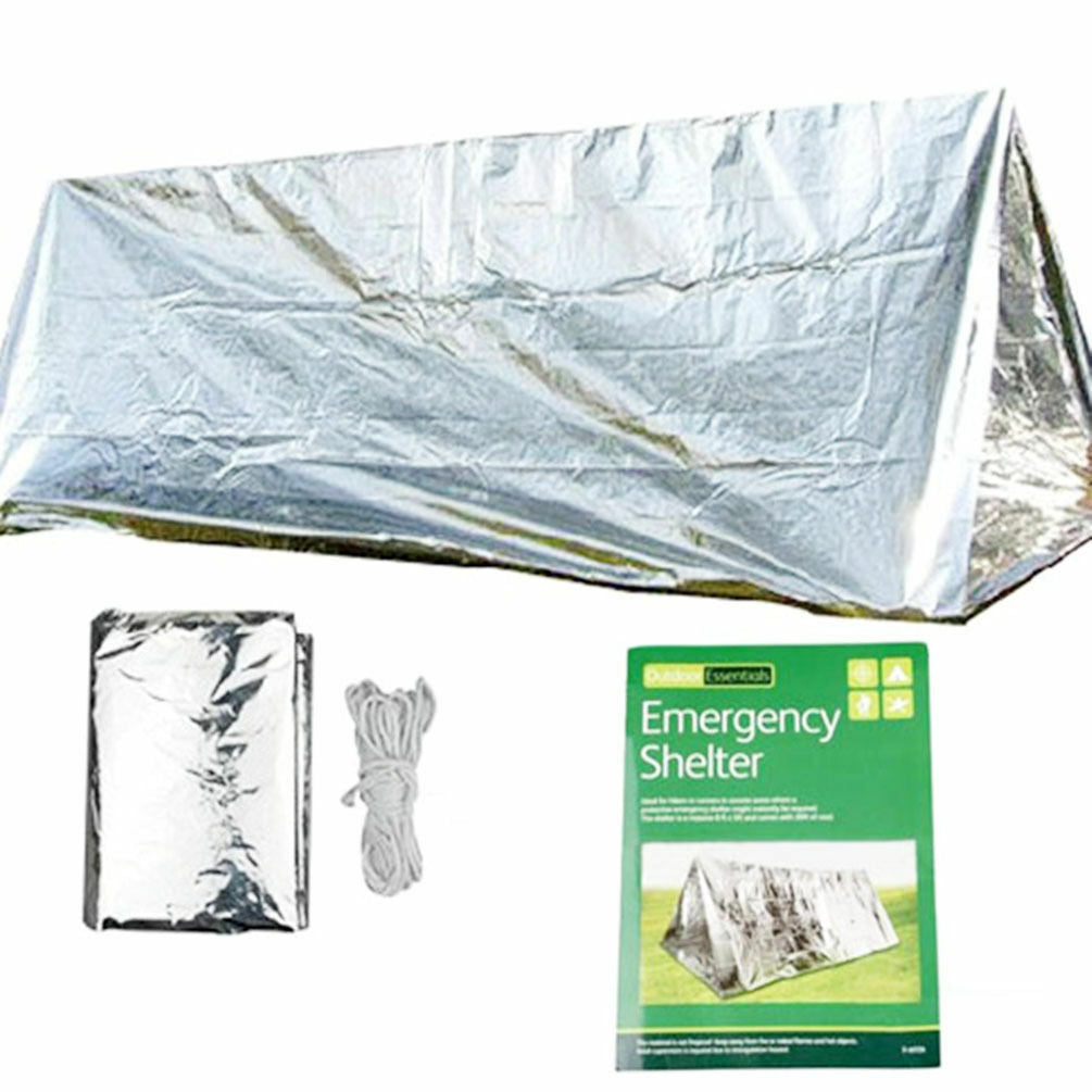 Emergency Shelter Outdoor Essentials Rescue Thermal Tent 1-2 Person Tents