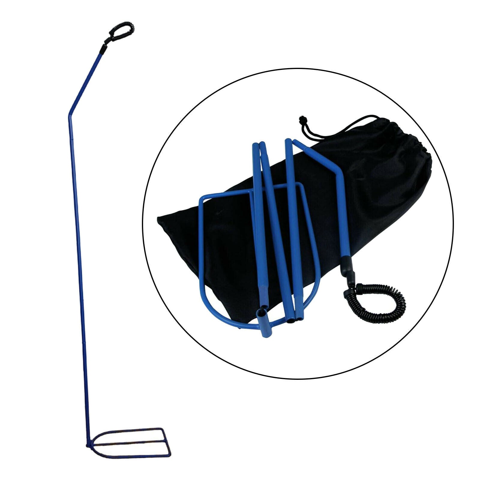 Foldable Cpap Hose Tube Holder Bed Sleep  Proof Wellness Portable Blue