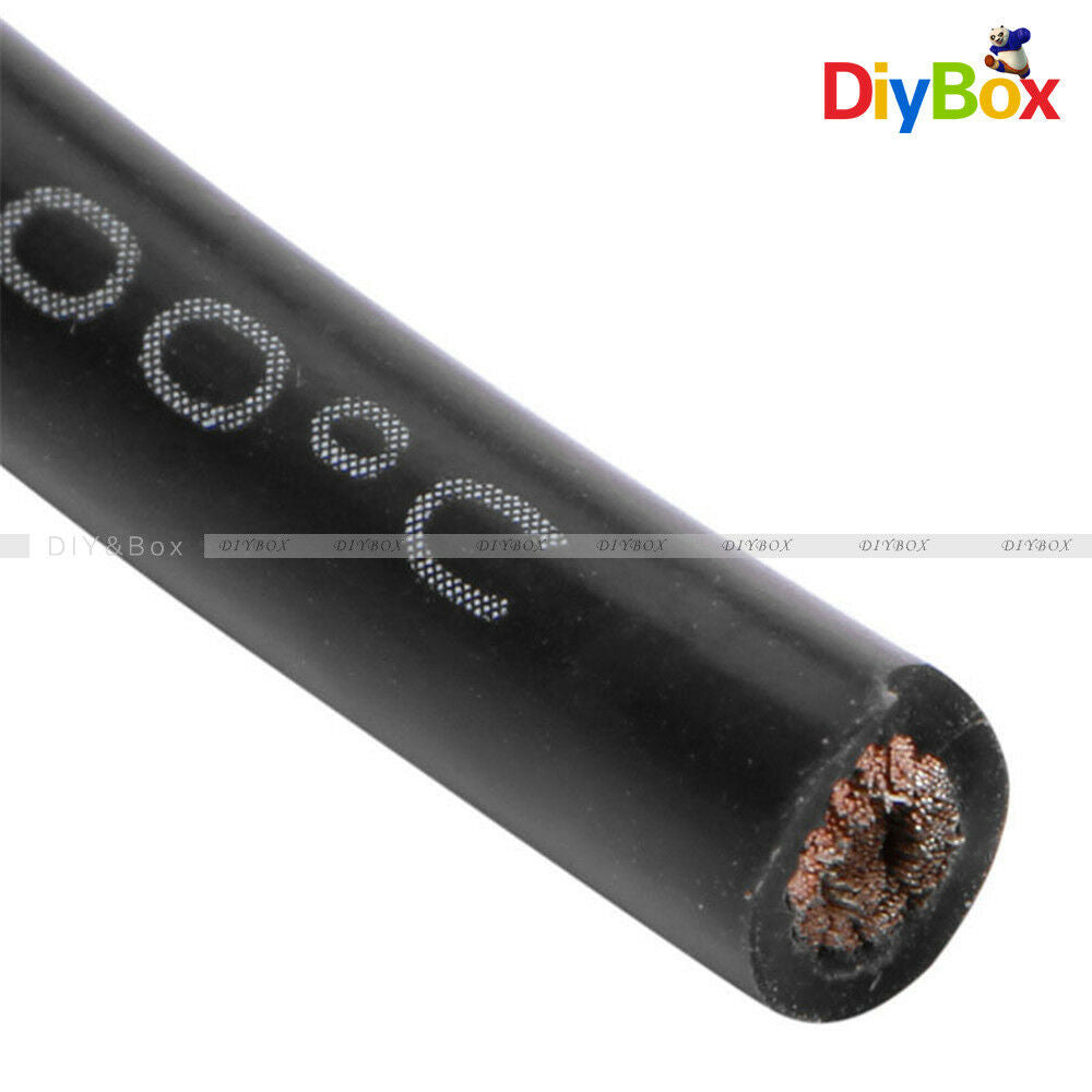 Black Red 10 AWG Gauge Wire Silicone Flexible Copper Stranded Cables For RC