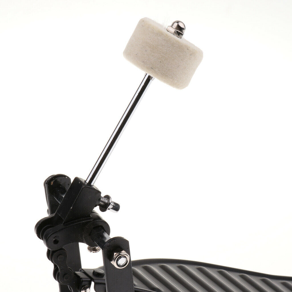 New Single Bass Drum Pedal Chain Drive Percussion Children Gift Black Black