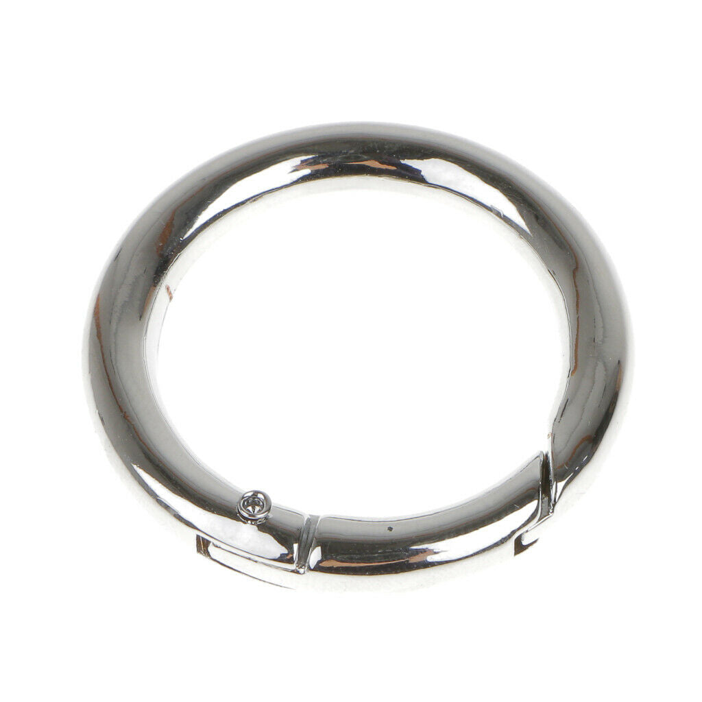 3pcs Multifunction Alloy Round  Keychain Carabiners Clip Clip