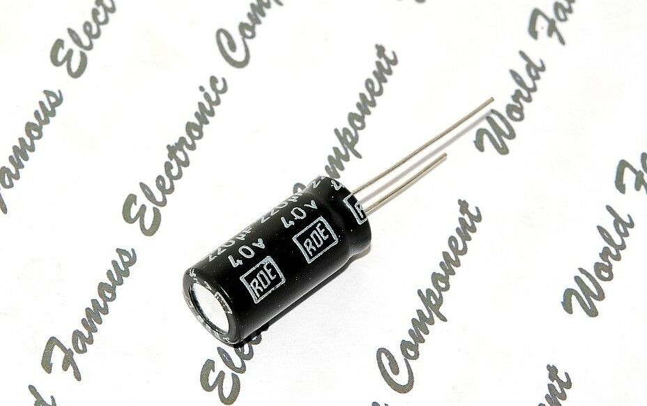 2pcs - Roederstein / ROE EKM 220uF (220µF) 40V Radial Capacitor