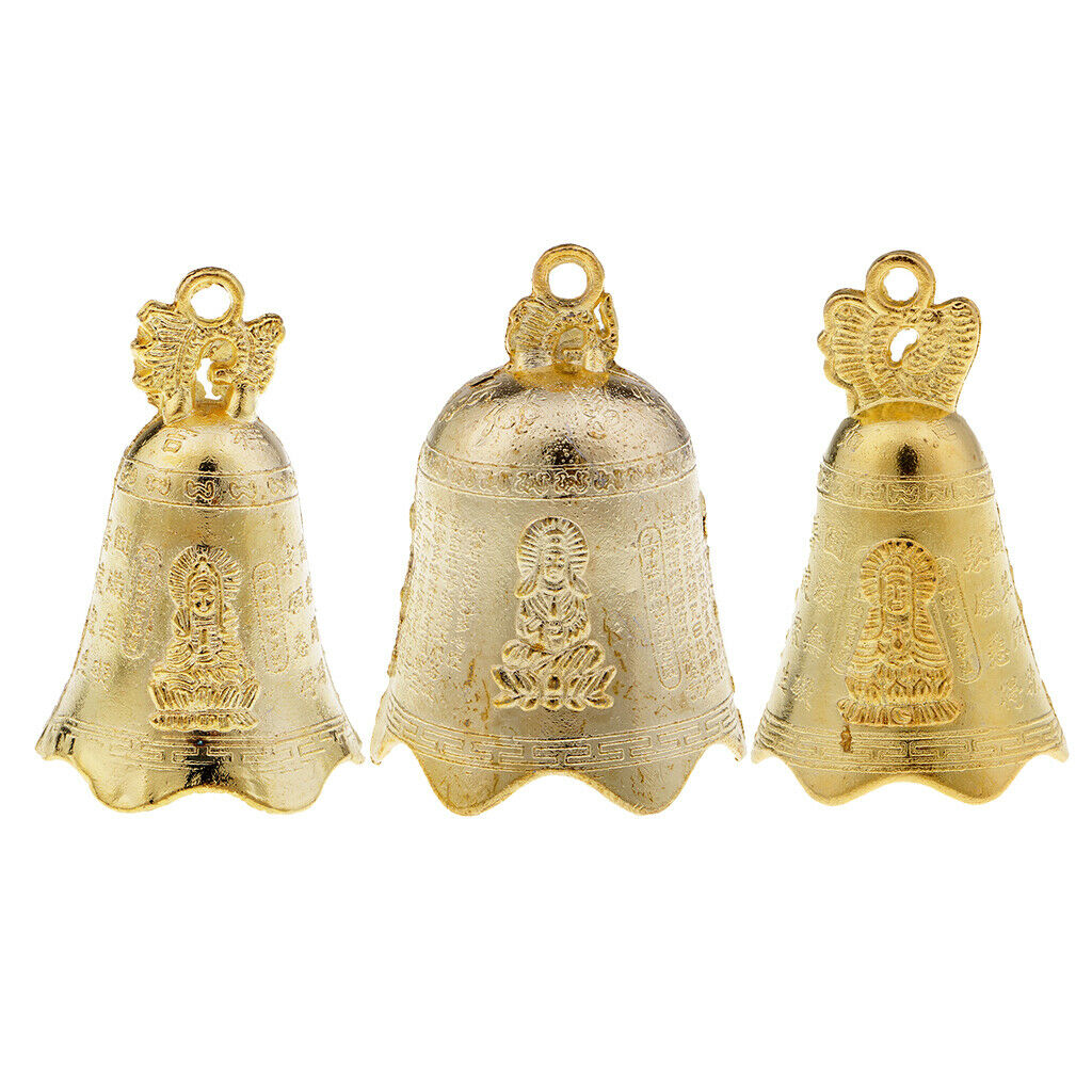 Metal Bell Wind Chime Fengshui Home Hanging Decoration Fortune Mascot Small