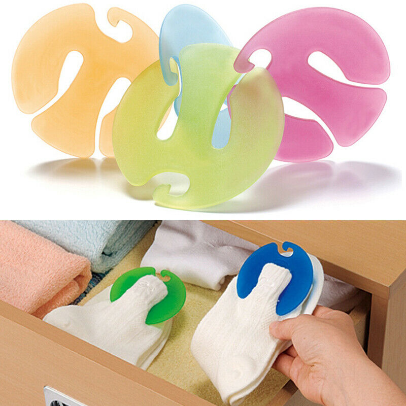 12pcs Sock Clips Sock Organizers Sorters Holders Socks Clip MultifunctionalS TL