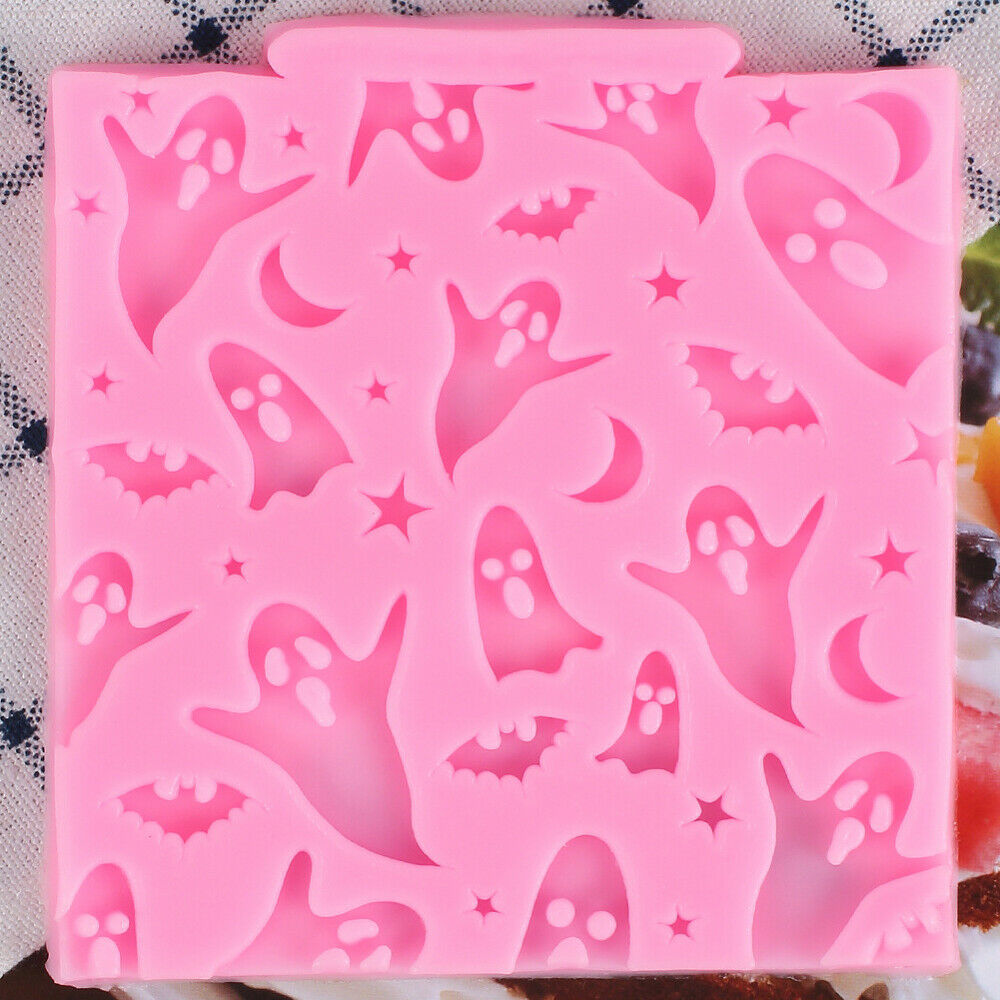 Halloween Ghost Silicone Mold Fondant Chocolate Cake DIY Baking Decoration Tools