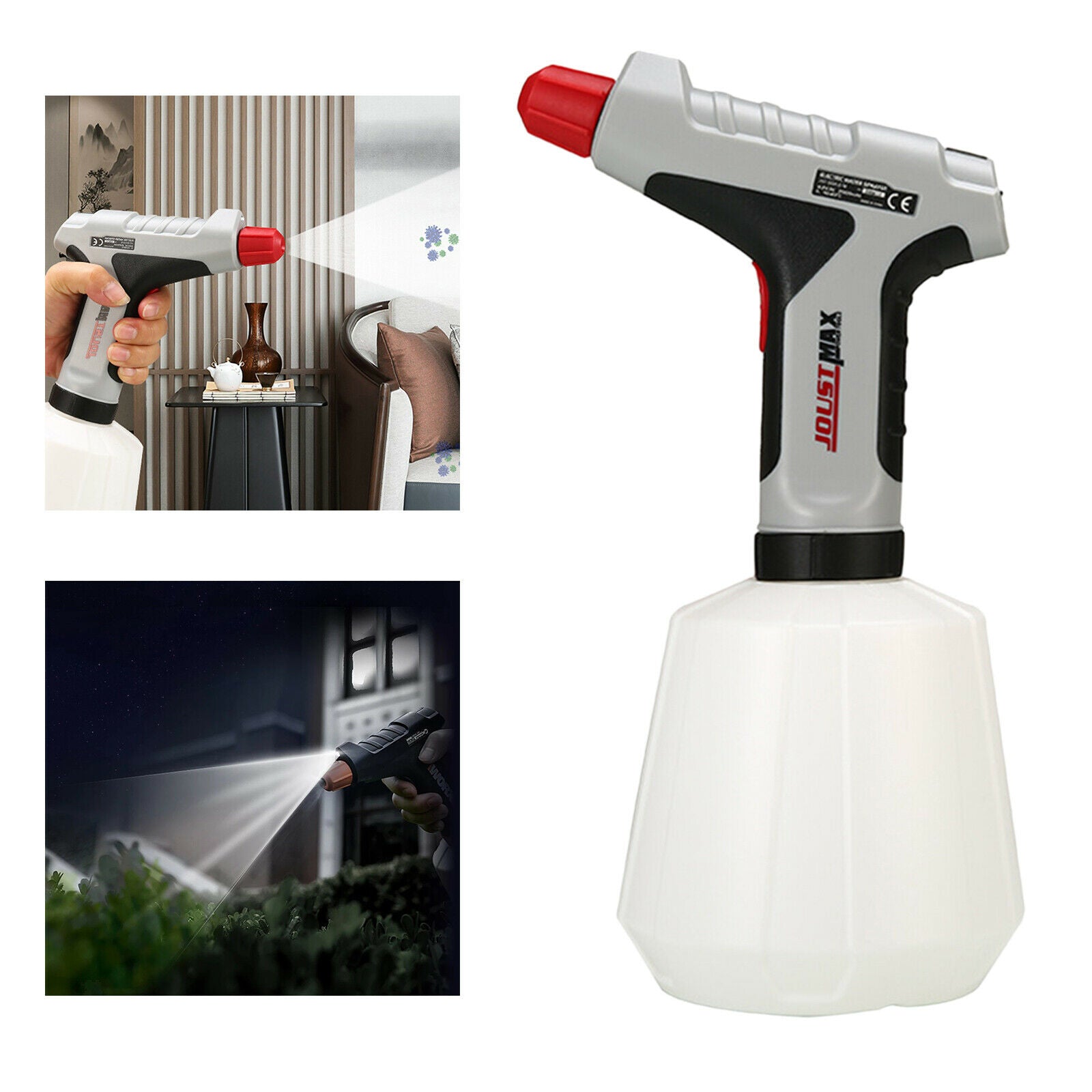 Electric Spray Bottle for Indoor/Outdoor Plants Watering Can Spray Gun