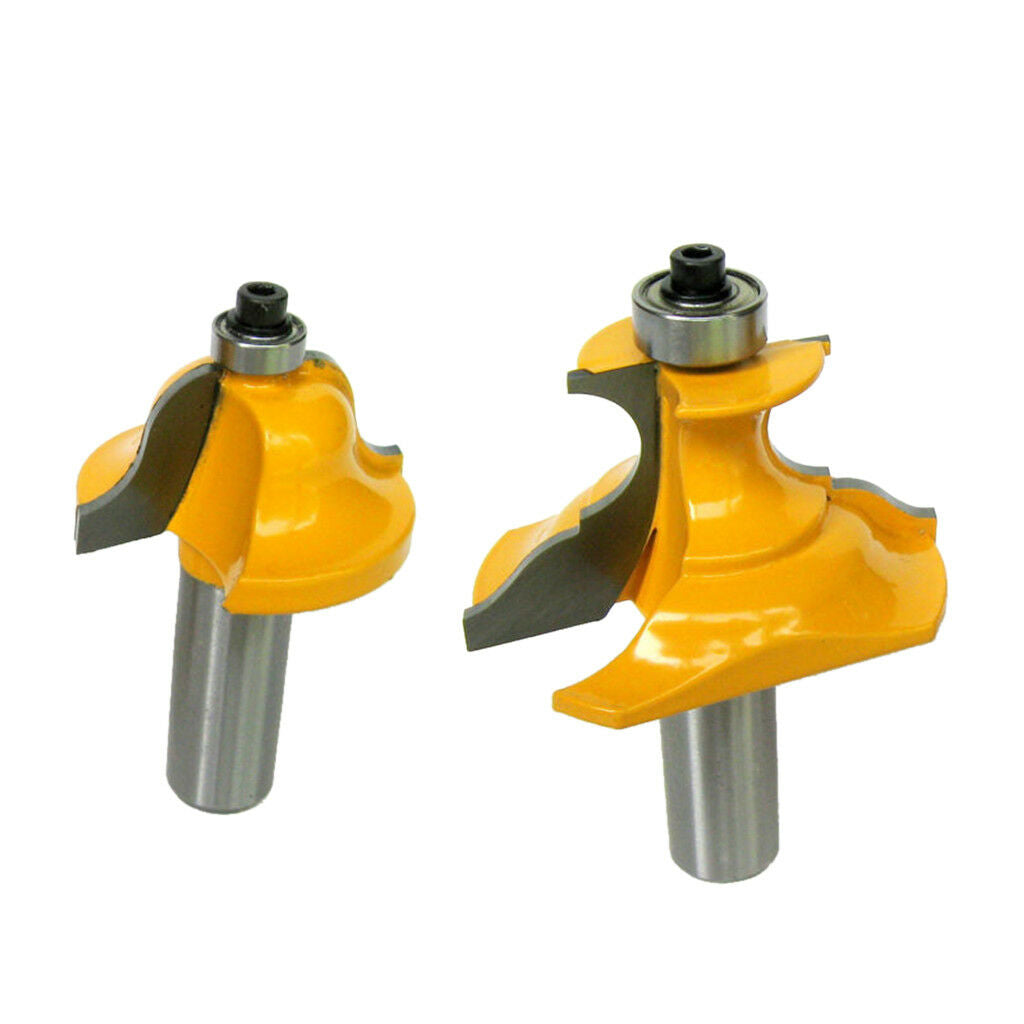 Roman Ogee Edging and Pedestal Molding Router Bit - 1/2" Shank 2 Bits/Set