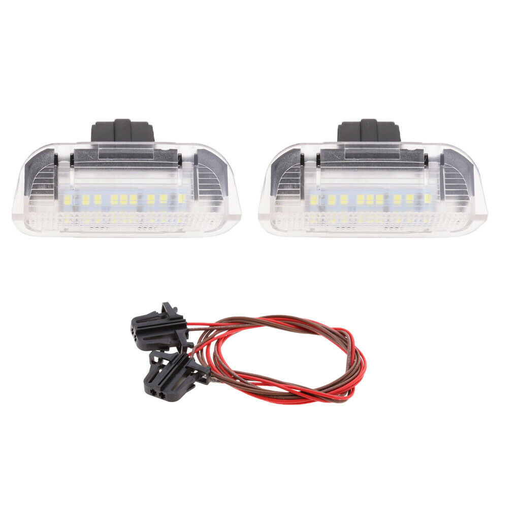 2x 3528-SMD 18LED Side Door Courtesy Lights For VW Golf EOS Jetta Passat CC