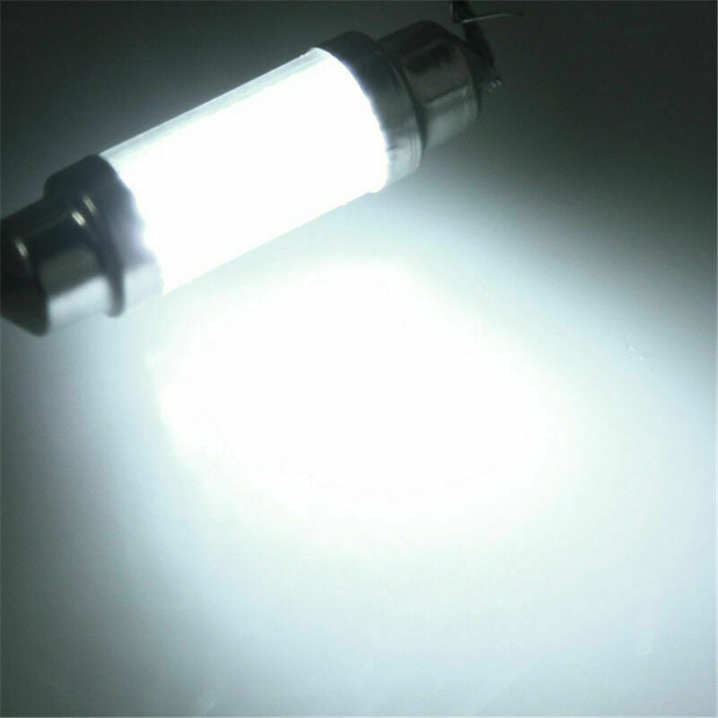 2X 6 LED Pure White Car Festoon Interior Dome C5W Light Lamp Bulb 36mm DC 12V